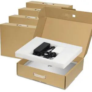5-Pack Laptop Box with Protection Foam, Handmade Laptop Sleevess, Cardboard Laptop Shipping Box, Secure Mailer Box for up to 17.3 Inches Notebook Computer 5-Pack Laptop Box with Protection Foam, Handmade Laptop Sleevess, Cardboard Laptop Shipping Box, Secure Mailer Box for up to 17.3 Inches Notebook Computer