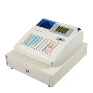 48 Keys Cash Register, Commercial Electronic Cash Register with LED Display and Thermal Print Head Tabletop Cash Register Drawer Receipt Printer Cash Register for Small Businesses Service (White) 48 Keys Cash Register, Commercial Electronic Cash Register with LED Display and Thermal Print Head Tabletop Cash Register Drawer Receipt Printer Cash Register for Small Businesses Service (White)