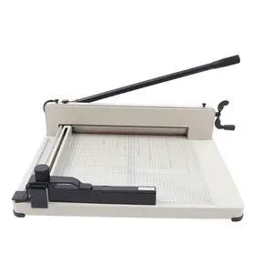 17 Inch Heavy Duty Paper Cutter Guillotine Paper Cutter Guillotine Paper Slicer Trimmer A3 0.1-36mm Cutting Thickness for Cardstock Card Fabric Soft Pvc Office Home School with Metal Base 17 Inch Heavy Duty Paper Cutter Guillotine Paper Cutter Guillotine Paper Slicer Trimmer A3 0.1-36mm Cutting Thickness for Cardstock Card Fabric Soft Pvc Office Home School with Metal Base