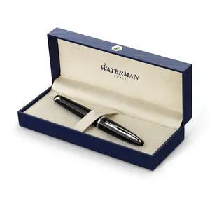 Duofold Centennial Fountain Pen, Classic Black with Gold Trim, Medium Solid Gold Nib, Black Ink and Convertor, Premium Gift Box Duofold Centennial Fountain Pen, Classic Black with Gold Trim, Medium Solid Gold Nib, Black Ink and Convertor, Premium Gift Box
