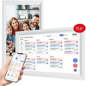 Digital Calendar, 15.6-Inch Smart WiFi Electronic Calendar Sync | Chore Chart, Meal Planner, IPS Touch Screen HD Display for Family Schedules,Wall/Desk Mount,Gift for Mom Women Digital Calendar, 15.6-Inch Smart WiFi Electronic Calendar Sync | Chore Chart, Meal Planner, IPS Touch Screen HD Display for Family Schedules,Wall/Desk Mount,Gift for Mom Women