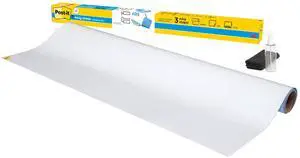 Easy Erase Permanent Marker Whiteboard, 8 x 4 ft, White, 1 Roll Easy Erase Permanent Marker Whiteboard, 8 x 4 ft, White, 1 Roll