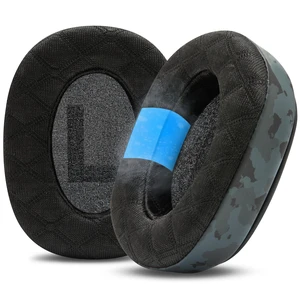 Freeze G Pro X - Angled Cooling Gel Earpads for Logitech Gpro X Made by Wicked Cushions Extreme Comfort, Angeled Design, New Freeze V2 Cooling Fabric, Extra Thick Black Camo Freeze G Pro X - Angled Cooling Gel Earpads for Logitech Gpro X Made by Wicked Cushions Extreme Comfort, Angeled Design, New Freeze V2 Cooling Fabric, Extra Thick Black Camo