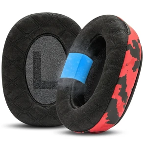 Freeze G Pro X - Angled Cooling Gel Earpads for Logitech Gpro X Made by Wicked Cushions Extreme Comfort, Angeled Design, New Freeze V2 Cooling Fabric, Extra Thick Red Camo Freeze G Pro X - Angled Cooling Gel Earpads for Logitech Gpro X Made by Wicked Cushions Extreme Comfort, Angeled Design, New Freeze V2 Cooling Fabric, Extra Thick Red Camo
