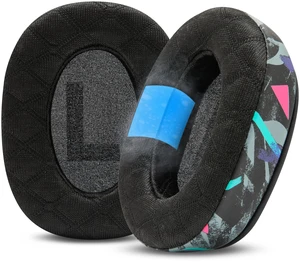 Freeze G Pro X - Angled Cooling Gel Earpads for Logitech Gpro X Made by Wicked Cushions Extreme Comfort, Angeled Design, New Freeze V2 Cooling Fabric, Extra Thick 90's Black Freeze G Pro X - Angled Cooling Gel Earpads for Logitech Gpro X Made by Wicked Cushions Extreme Comfort, Angeled Design, New Freeze V2 Cooling Fabric, Extra Thick 90's Black