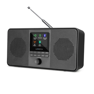 IR4S Stereo WiFi Internet Radio,FM Digital Radio, Spotify Connect, Bluetooth Speaker, Dual Alarms Clock, 40 Presets, Headphone-Output, Batteries or Mains Powered Black Finish IR4S Stereo WiFi Internet Radio,FM Digital Radio, Spotify Connect, Bluetooth Speaker, Dual Alarms Clock, 40 Presets, Headphone-Output, Batteries or Mains Powered Black Finish