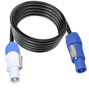 3 Pin PowerCon Power Cable AC PowerCon Input to Output 12AWG Power Extension Cable Fits for Stage Light,LED Screen Beam Moving Head Light, Audio Video Equipment and More (3.05M/10FT) 3 Pin PowerCon Power Cable AC PowerCon Input to Output 12AWG Power Extension Cable Fits for Stage Light,LED Screen Beam Moving Head Light, Audio Video Equipment and More (3.05M/10FT)