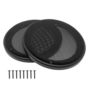 5" Speaker Grill Covers, Black Color, 2Pcs ABS Plastic Frame with Metal Mesh, Two-piece Design, Car / Home Audio Speaker Subwoofer Guard Protector 5" Speaker Grill Covers, Black Color, 2Pcs ABS Plastic Frame with Metal Mesh, Two-piece Design, Car / Home Audio Speaker Subwoofer Guard Protector