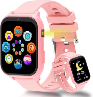 Smart Watch for Kids,1.83" DIY Dial Fitness Tracker No Phone/APP Needed,18 Games&Camera IP68 Calorie Step Counter,Sleep Monitor,Alarm,Flashlight Great Christmas Birthday Gift for Boys Girls (PINK P) Smart Watch for Kids,1.83" DIY Dial Fitness Tracker No Phone/APP Needed,18 Games&Camera IP68 Calorie Step Counter,Sleep Monitor,Alarm,Flashlight Great Christmas Birthday Gift for Boys Girls (PINK P)