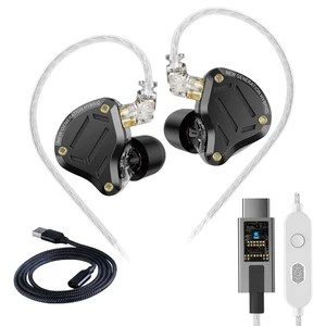 ZS10 Pro 2 USB C IEM with Mic for Gaming 4BA+1DD in Ear Monitors Deep Bass Type-C Headphone, Comfort-Fit Sound Isolating Wired Earbuds, High-Definition Decoding DSP with 4 EQ Modes ZS10 Pro 2 USB C IEM with Mic for Gaming 4BA+1DD in Ear Monitors Deep Bass Type-C Headphone, Comfort-Fit Sound Isolating Wired Earbuds, High-Definition Decoding DSP with 4 EQ Modes