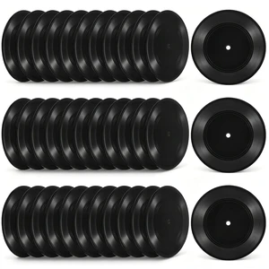 36 Pcs 7 Inch Black Blank Vinyl Records, Fake Retro Vinyl Records for Wall Decor, DIY Doodle Project, Wedding Signing 36 Pcs 7 Inch Black Blank Vinyl Records, Fake Retro Vinyl Records for Wall Decor, DIY Doodle Project, Wedding Signing