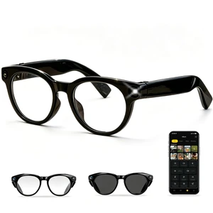 AI Smart Glasses with 8MP Camera, 1080P Video & 4K Photos,voice Assistant Real-Time Translation,Object Recognition,Bluetooth & Open-Ear Audio, Hands-Free Vlogging, Travel (2 Lenses) AI Smart Glasses with 8MP Camera, 1080P Video & 4K Photos,voice Assistant Real-Time Translation,Object Recognition,Bluetooth & Open-Ear Audio, Hands-Free Vlogging, Travel (2 Lenses)