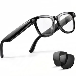 AI Smart Glasses, 4K Camera, Translation, ENC Bluetooth Calls 8MP, EIS POV Video, AI Vision Assistant, Transcription, Open-Ear Audio, Anti-Blue Light+Sun Lenses, Premium Box, Office/Drive AI Smart Glasses, 4K Camera, Translation, ENC Bluetooth Calls 8MP, EIS POV Video, AI Vision Assistant, Transcription, Open-Ear Audio, Anti-Blue Light+Sun Lenses, Premium Box, Office/Drive