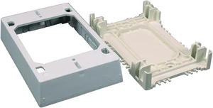 Legrand Nonmetallic Raceway 1 Gang Extra Deep Electrical Box White (Pack of 5) Legrand Nonmetallic Raceway 1 Gang Extra Deep Electrical Box White (Pack of 5)