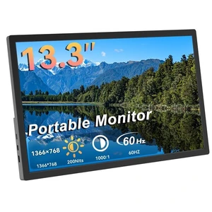 13.3 Inch Portable Monitor Laptop Screen Extender 13-inch portable monitor laptop screen extender, plug and play for laptop, phone, switch, pS5/4, xbox (Black, 13.3") 13.3 Inch Portable Monitor Laptop Screen Extender 13-inch portable monitor laptop screen extender, plug and play for laptop, phone, switch, pS5/4, xbox (Black, 13.3")