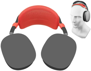 Headband Pressure Relief Pad for AirPods Max, Improved Ergonomic and Lightweight Headstrap Cover Protector - Red(1.0 Gen) Headband Pressure Relief Pad for AirPods Max, Improved Ergonomic and Lightweight Headstrap Cover Protector - Red(1.0 Gen)
