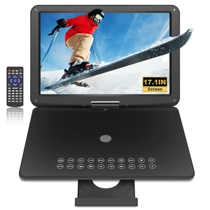 19.6" Portable DVD Player with 17.6 Large HD Screen, 4-5Hrs Play, DVD Player Portable with Dual Speaker, Last Memory, Support SYNC TV/USB/SD Card, Play All Discs Format, Black 19.6" Portable DVD Player with 17.6 Large HD Screen, 4-5Hrs Play, DVD Player Portable with Dual Speaker, Last Memory, Support SYNC TV/USB/SD Card, Play All Discs Format, Black