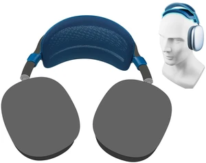 Headband Pressure Relief Pad for AirPods Max, Improved Ergonomic and Lightweight Headstrap Cover Protector - Navy Blue(1.0 Gen) Headband Pressure Relief Pad for AirPods Max, Improved Ergonomic and Lightweight Headstrap Cover Protector - Navy Blue(1.0 Gen)