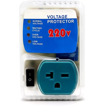 Surge Protector Outlet, Power Surge Protector for Home Appliances, Adjustable Voltage Regulator, 220V, 4400W, 1 Pack Surge Protector Outlet, Power Surge Protector for Home Appliances, Adjustable Voltage Regulator, 220V, 4400W, 1 Pack