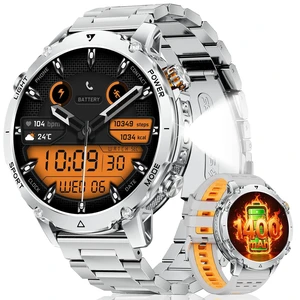 1400mAh Military Smart Watches for Men,1.7'' HD Fitness Smartwatch with Answer/Make Calls, Heart Rate, SpO2 Monitor,Sleep Tracker,120+Sports Mode,5ATM Waterproof Smart watch for Android iPhone Silver 1400mAh Military Smart Watches for Men,1.7'' HD Fitness Smartwatch with Answer/Make Calls, Heart Rate, SpO2 Monitor,Sleep Tracker,120+Sports Mode,5ATM Waterproof Smart watch for Android iPhone Silver