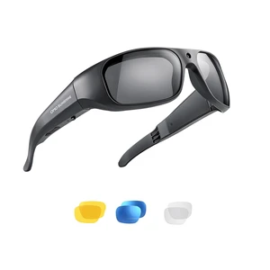 4K Sports Smart Glasses with Camera, Polarized UV400 Z87.1 Sunglasses 4K Ultra HD Camera Glasses, RecordWhileCharging, Water Resistant, HandsFree for Cycling Hiking Running, Unisex Daily Use 4K Sports Smart Glasses with Camera, Polarized UV400 Z87.1 Sunglasses 4K Ultra HD Camera Glasses, RecordWhileCharging, Water Resistant, HandsFree for Cycling Hiking Running, Unisex Daily Use