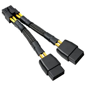 NVIDIA Graphics Card Power Sleeved Cable CPU 8 Pin Male to Dual PCIe 8 Pin Female Adapter for Tesla K80/M40/M60/P40/P100 4.8-inch(12.2cm) (2-Pack) NVIDIA Graphics Card Power Sleeved Cable CPU 8 Pin Male to Dual PCIe 8 Pin Female Adapter for Tesla K80/M40/M60/P40/P100 4.8-inch(12.2cm) (2-Pack)