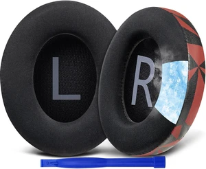 Cooling Gel Replacement Earpads for Bose 700 (NC700) Wireless Headphones, Ear Pads Cushions with Ice Silk Fabric, High-Density Noise Cancelling Foam, Added Thickness - Red Storm Cooling Gel Replacement Earpads for Bose 700 (NC700) Wireless Headphones, Ear Pads Cushions with Ice Silk Fabric, High-Density Noise Cancelling Foam, Added Thickness - Red Storm