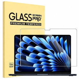 Tempered Glass Screen Protector for MacBook Air 15 inch 2026-2023 Release Bubble Free, Ultra HD Clear, 9H Hardness, Anti-Fingerprint Protector for MacBook Air 15.3 inch (A3448 A3241 A3114 A2941) Tempered Glass Screen Protector for MacBook Air 15 inch 2026-2023 Release Bubble Free, Ultra HD Clear, 9H Hardness, Anti-Fingerprint Protector for MacBook Air 15.3 inch (A3448 A3241 A3114 A2941)
