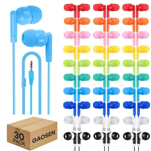 Classroom Earbuds Bulk 30 Pack for Kids School Students Children Toddler Teens Boys Girls,Individually Bagged(30 Mixed) Classroom Earbuds Bulk 30 Pack for Kids School Students Children Toddler Teens Boys Girls,Individually Bagged(30 Mixed)