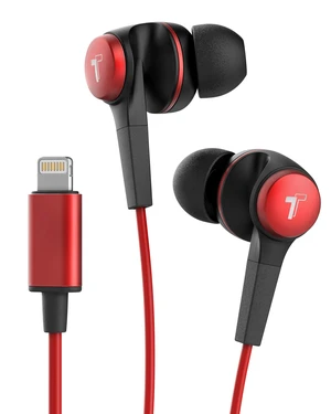 iPhone Earphones (Apple MFi Certified) V120 in Ear Wired Lightning Earbuds (Sweat/Water Resistant) Headphones with Mic/Volume Remote for iPhone 12/13/14 Pro Max - Red iPhone Earphones (Apple MFi Certified) V120 in Ear Wired Lightning Earbuds (Sweat/Water Resistant) Headphones with Mic/Volume Remote for iPhone 12/13/14 Pro Max - Red