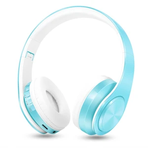 V5.3 Bluetooth Headphones Over-Ear Wireless Stereo Headset, Blue Foldable,Micro SD/TF,FM for Cell Phone,PC,Soft Earmuffs & Light Weight for Prolonged Wearing V5.3 Bluetooth Headphones Over-Ear Wireless Stereo Headset, Blue Foldable,Micro SD/TF,FM for Cell Phone,PC,Soft Earmuffs & Light Weight for Prolonged Wearing