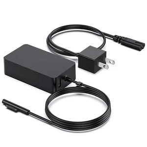 Laptop Surface Pro Charger 15V 2.58A 44W Power Supply for Microsoft Surface Book Surface Pro 8/7/6/5/4/3 Laptop 1/2/3 Surface Go 1/2 & Surface Book (Not Compatible Surface 3) Laptop Surface Pro Charger 15V 2.58A 44W Power Supply for Microsoft Surface Book Surface Pro 8/7/6/5/4/3 Laptop 1/2/3 Surface Go 1/2 & Surface Book (Not Compatible Surface 3)