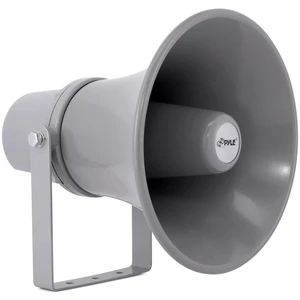 Indoor Outdoor PA Horn Speaker - 9.7 Inch 20-Watt Power Compact Loud Sound Megaphone w/ 400Hz-5KHz Frequency, 8 Ohm, 70V Transformer, Mounting For 70V Audio System - Home PHSP101T (Gray) Indoor Outdoor PA Horn Speaker - 9.7 Inch 20-Watt Power Compact Loud Sound Megaphone w/ 400Hz-5KHz Frequency, 8 Ohm, 70V Transformer, Mounting For 70V Audio System - Home PHSP101T (Gray)