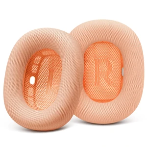 Upgraded Ear Cushions Replacement Earpads for AirPods Max 1 & 2 Headphones, Protein Leather Ear Pads Cover with Memory Foam and Magnet for AirPods Max 1 & 2 (Orange) Upgraded Ear Cushions Replacement Earpads for AirPods Max 1 & 2 Headphones, Protein Leather Ear Pads Cover with Memory Foam and Magnet for AirPods Max 1 & 2 (Orange)