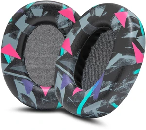 PadZ Crusher ANC 2 - Replacement Earpads for Skullcandy Crusher ANC 2 Made by Wicked Cushions Also Fits Crusher 720 and 1080 Enhanced Comfort & Sound Isolation 90's Black PadZ Crusher ANC 2 - Replacement Earpads for Skullcandy Crusher ANC 2 Made by Wicked Cushions Also Fits Crusher 720 and 1080 Enhanced Comfort & Sound Isolation 90's Black