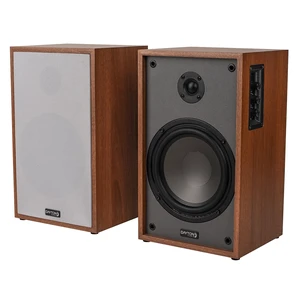 Classic B65A Powered Bluetooth Bookshelf Speaker Pair Wood 6.5" Speaker, 70W RMS Class D Amplification, Dolby Atmos & DTS:X Compatible, RCA Line Input, True Hi-Fi Crossover Network Classic B65A Powered Bluetooth Bookshelf Speaker Pair Wood 6.5" Speaker, 70W RMS Class D Amplification, Dolby Atmos & DTS:X Compatible, RCA Line Input, True Hi-Fi Crossover Network