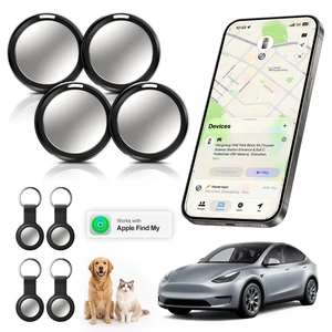 GPS Tracker for Vehicles, Smart Air Tag Keys Finder, Tracker for Wallet Air Tracker Tags-4 Pack, Item Finder Works with Apple Find My (iOS Only) App, Item Locator for Keys, Bags, Luggage, Wallet GPS Tracker for Vehicles, Smart Air Tag Keys Finder, Tracker for Wallet Air Tracker Tags-4 Pack, Item Finder Works with Apple Find My (iOS Only) App, Item Locator for Keys, Bags, Luggage, Wallet
