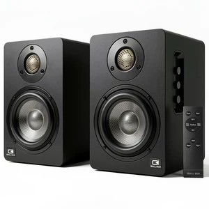 H3 Powered Bluetooth Bookshelf Speakers, 100W Carbon Fiber Woofer, Silk-Dome Tweeter, 24-Bit Optical/USB-C DAC/AUX, PC/Computer/Turntable/Record Player/TV Compatible H3 Powered Bluetooth Bookshelf Speakers, 100W Carbon Fiber Woofer, Silk-Dome Tweeter, 24-Bit Optical/USB-C DAC/AUX, PC/Computer/Turntable/Record Player/TV Compatible