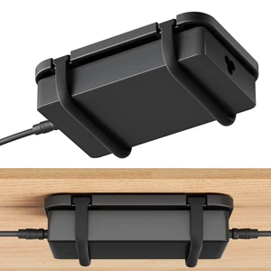 Upgraded Laptop Charger Holder,Adjustable Silicone Strap Power Brick Organizer With Heat Dissipation,Under Desk Cable Management Mount For Most Power Adapters,Chargers, Included Screws & Adhesive Upgraded Laptop Charger Holder,Adjustable Silicone Strap Power Brick Organizer With Heat Dissipation,Under Desk Cable Management Mount For Most Power Adapters,Chargers, Included Screws & Adhesive