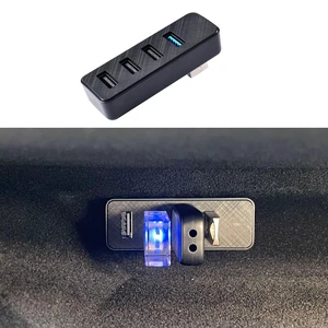 Glove Box USB Hub for Tesla Model 3 Highland 24-26,Model Y Juniper 25-26 For Model YL,Cybertruck 4-in-1 Multi-ports Glovebox USB Hub Docking Station for Dashcam Flash Drive Data Transfer Game Music Glove Box USB Hub for Tesla Model 3 Highland 24-26,Model Y Juniper 25-26 For Model YL,Cybertruck 4-in-1 Multi-ports Glovebox USB Hub Docking Station for Dashcam Flash Drive Data Transfer Game Music