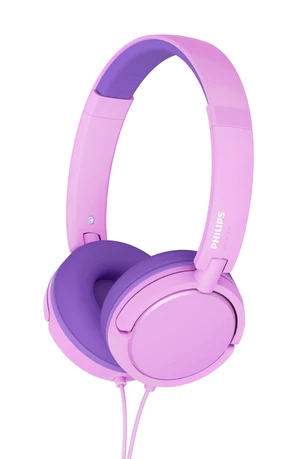 K2019 Lightweight On-Ear Wired Kids Headphones - Built-in Mic, Safe Volume Limited, Foldable & Durable, Pink K2019 Lightweight On-Ear Wired Kids Headphones - Built-in Mic, Safe Volume Limited, Foldable & Durable, Pink