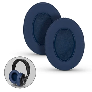 Replacement Memory Foam Earpads for Large Over The Ear Headphones, Dark Blue Replacement Memory Foam Earpads for Large Over The Ear Headphones, Dark Blue