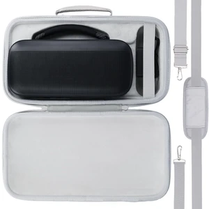 for Bose SoundLink Max Portable Speaker Hard Travel Case, White EVA Hard Shell, Dedicated Compartment, Accessory Storage, Silicone Hand Strap, Detachable Shoulder Strap, Shock Protection for Bose SoundLink Max Portable Speaker Hard Travel Case, White EVA Hard Shell, Dedicated Compartment, Accessory Storage, Silicone Hand Strap, Detachable Shoulder Strap, Shock Protection