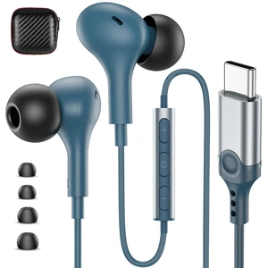 USB C Headphones Wired Earbuds for iPhone 18 Pro Max 17 16 15,Blue for Samsung S26 S25 Ultra S24 Wired Headphones,Corded USB Type C Earphone with Microphone&Remote for iPad 10 11th Pixel 10a 9 USB C Headphones Wired Earbuds for iPhone 18 Pro Max 17 16 15,Blue for Samsung S26 S25 Ultra S24 Wired Headphones,Corded USB Type C Earphone with Microphone&Remote for iPad 10 11th Pixel 10a 9
