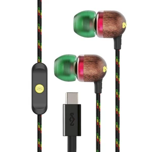 House of Smile Jamaica USB-C Wired Earbuds with Microphone, in-Ear Headphones, 9.2mm Driver, Tangle-Resistant Cable, Plug-and-Play Earphones for Smartphones, Tablets & Laptops (Rasta) House of Smile Jamaica USB-C Wired Earbuds with Microphone, in-Ear Headphones, 9.2mm Driver, Tangle-Resistant Cable, Plug-and-Play Earphones for Smartphones, Tablets & Laptops (Rasta)