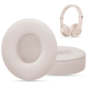 Ear Pads Replacement for Beats Solo 3 - GVOEARS Earpad Cushions Covers for Solo 2 Solo 3 Wired Wireless ON-Ear Headphones with Noise Isolation Memory Foam Protein Leather (Light Pink) Ear Pads Replacement for Beats Solo 3 - GVOEARS Earpad Cushions Covers for Solo 2 Solo 3 Wired Wireless ON-Ear Headphones with Noise Isolation Memory Foam Protein Leather (Light Pink)