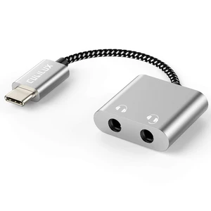 USB C Dual Headphones Splitter Compatible with iPhone 17/16/15, iPad Pro 13/11 iPad Air 13/11 iPad 11/10, Type C to Double 3.5mm Audio Splitter, 2-Way Earphone Adapter for Phone, Tablet USB C Dual Headphones Splitter Compatible with iPhone 17/16/15, iPad Pro 13/11 iPad Air 13/11 iPad 11/10, Type C to Double 3.5mm Audio Splitter, 2-Way Earphone Adapter for Phone, Tablet