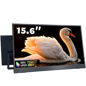 15.6 Inch Portable Monitor, 1080P FHD 60Hz IPS Screen, 72% sRGB HDMI USB-C External Monitor for Laptop PC MacBook Phone Xbox PS5/4, Travel Second Display with Kickstand 15.6 Inch Portable Monitor, 1080P FHD 60Hz IPS Screen, 72% sRGB HDMI USB-C External Monitor for Laptop PC MacBook Phone Xbox PS5/4, Travel Second Display with Kickstand
