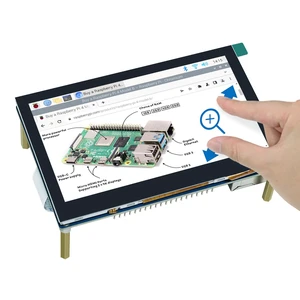 Touchscreen for Raspberry Pi Screen Display Monitor 4.3 Inch IPS 800x480 Pixel, 5-Point Capacitive Touch Screen, Integrated Back Mounting, Driver-Free Easy to Use Touchscreen for Raspberry Pi Screen Display Monitor 4.3 Inch IPS 800x480 Pixel, 5-Point Capacitive Touch Screen, Integrated Back Mounting, Driver-Free Easy to Use