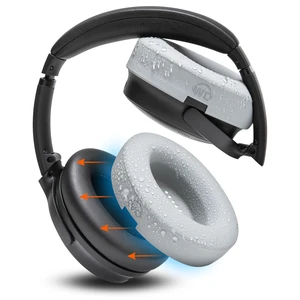 SweatZ QuietComfort - Sweat Covers for Bose QC 45, 35, 35ii, QC2 & QC25 Made by Wicked Cushions Patented Design, Also fits QC15, AE2, AE2i, SoundTrue & SoundLink Silver SweatZ QuietComfort - Sweat Covers for Bose QC 45, 35, 35ii, QC2 & QC25 Made by Wicked Cushions Patented Design, Also fits QC15, AE2, AE2i, SoundTrue & SoundLink Silver